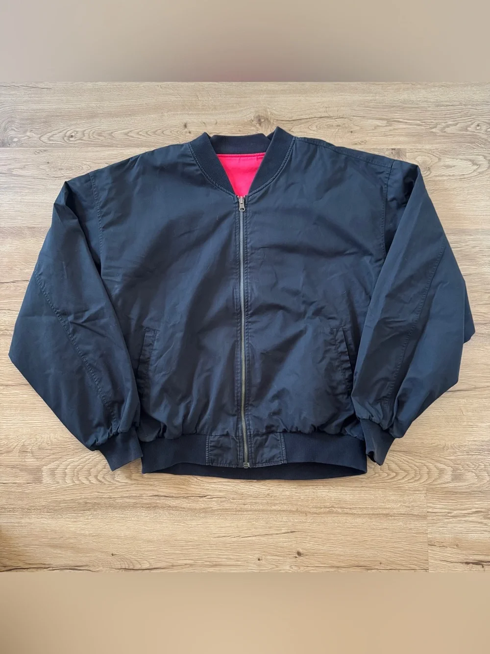 Vintage 90s Marlboro Reversible Bomber Jacket Size XL